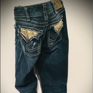 Women’s Silver Bootcut Jeans